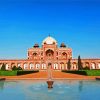 Humayun’s Tomb Building Delhi India diamond painting