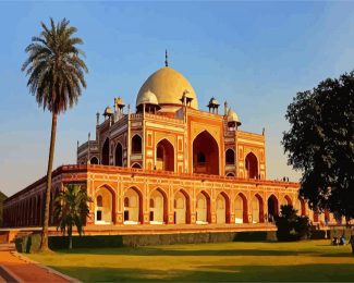 Humayun’s Tomb Delhi diamond painting