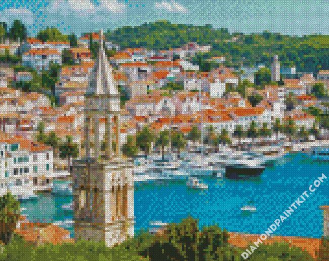 Hvar Croatia diamond painting