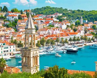 Hvar Croatia diamond painting