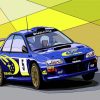 Illustration Subaru Car diamond painting