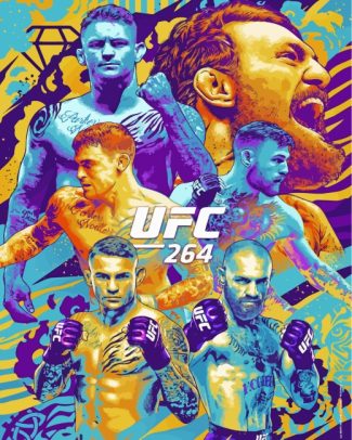 Illustration Ufc Players diamond painting