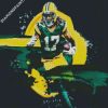 Illustration Davante Adams diamond painting