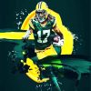 Illustration Davante Adams diamond painting