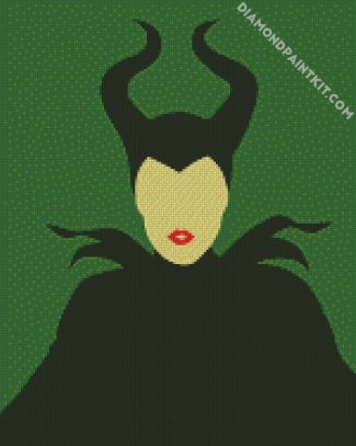 Illustration maleficent diamond paintings