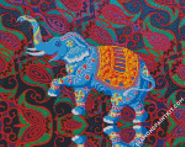 Indian Elephant Art diamond paintings