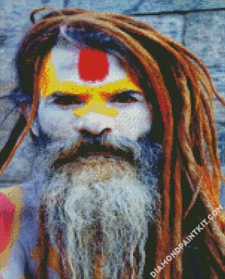 Indian Shiva Sadhu diamond painting