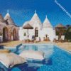 Italy Puglia Trulli diamond painting