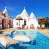 Italy Puglia Trulli diamond painting