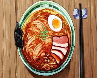 Japanese Ramen diamond painting