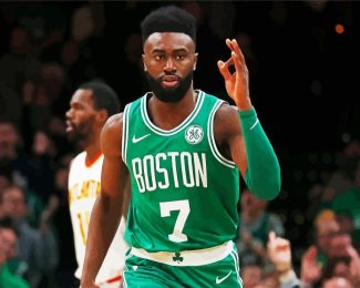 Jaylen Brown Celtics Player diamond painting