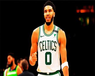 Jayson Tatum Celtics diamond painting