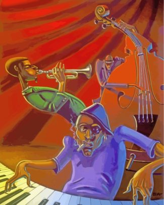 Jazz Music diamond painting