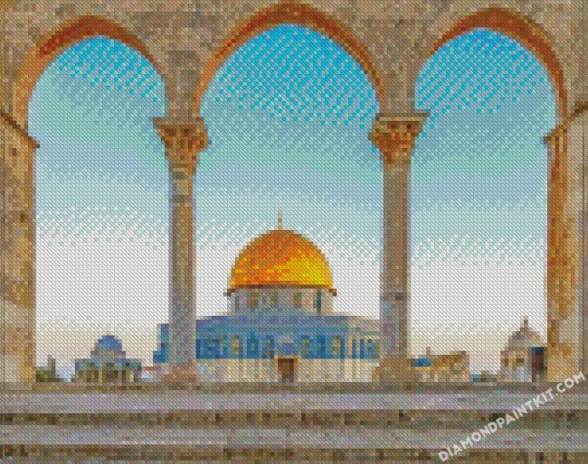 Jerusalem Mosque diamond paintings