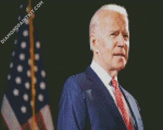 Joe Biden President diamond painting