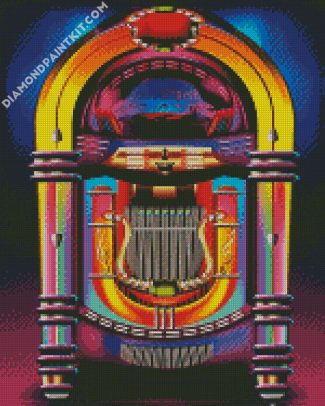 Jukebox Art diamond painting