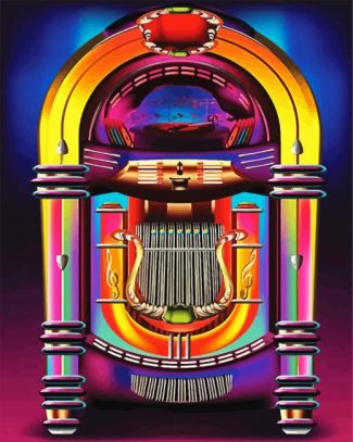 Jukebox Art diamond painting