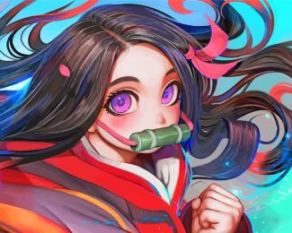 Kamado Nezuko diamond painting