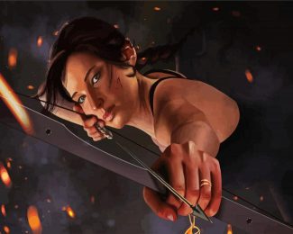 Katniss Everdeen Hunger Game Diamond painting