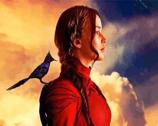 Katniss Everdeen diamond painting