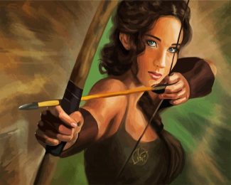 Katniss Hunger Game diamond painting