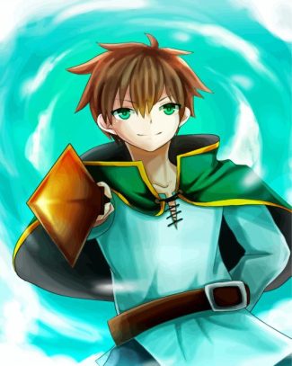 Kazuma Satou Konosuba Anime diamond painting