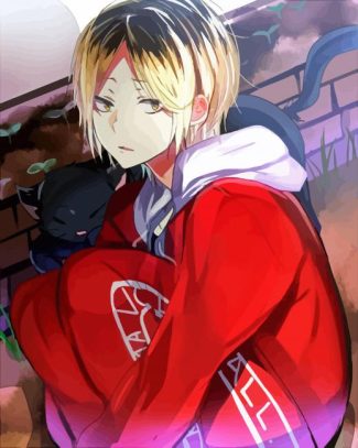 Kenma Kozume diamond painting