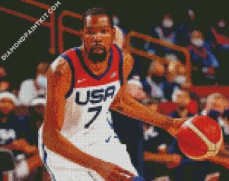 Kevin Durant basketball player diamond paintings