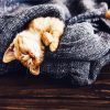 Kitten Sleeping In A Blanket diamond painting