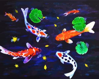 Koi Fish diamond painting