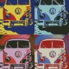 Kombi Volkswagen Pop Art diamond painting