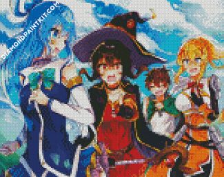 Konosuba Anime diamond painting