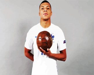 Kylian Mbappe Football Player diamond painting