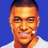 Kylian Mbappe Footballer diamond painting