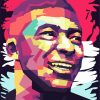 Kylian Mbappe Illustration diamond painting