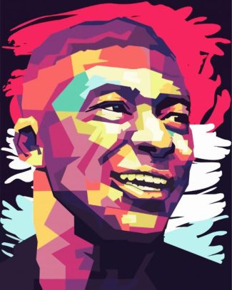 Kylian Mbappe Illustration diamond painting