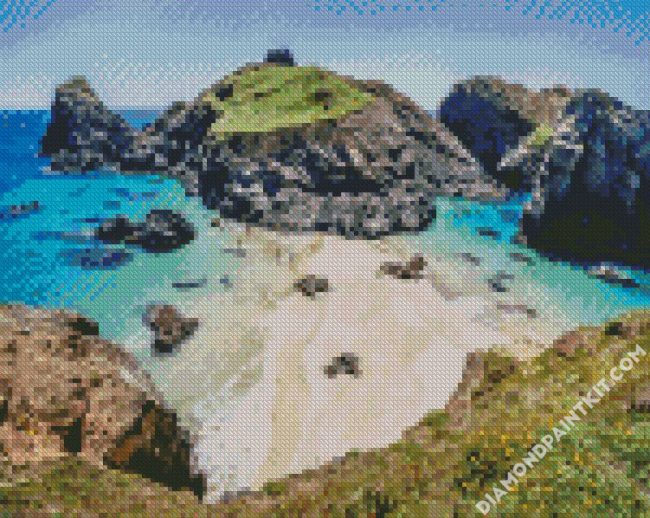 Kynance Cove Cornwall diamond painting