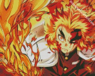 Kyojuro Rengoku diamond painting