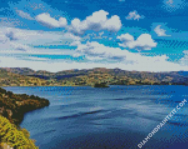 Lake Tota diamond painting