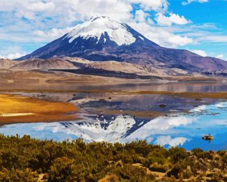 Lauca National Park Chile diamond painting