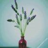 Lavender In Glass Vase diamond painting