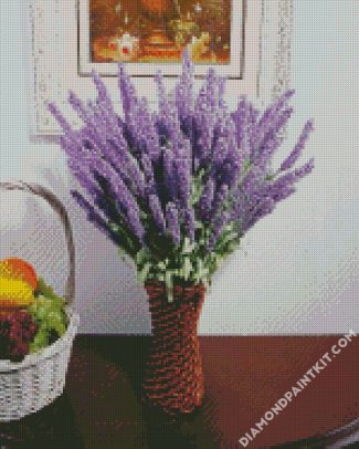 Lavender Vase diamond painting