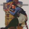 Law Student Norman Rockwell diamond painting