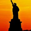 Liberty Statue Silhouette diamond painting