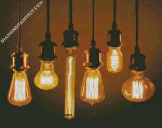 Light Bulbs diamond painting