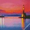 Lighthouse Of Chania Crete diamond painting