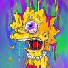 Lisa Simpson Illustration diamond painting