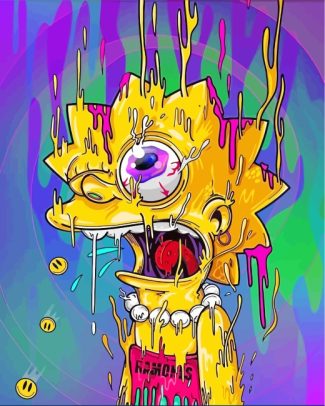 Lisa Simpson Illustration diamond painting