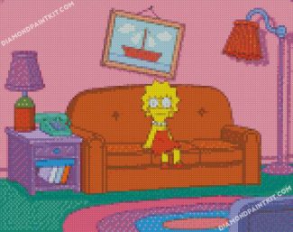 Lisa Simpson diamond paintings