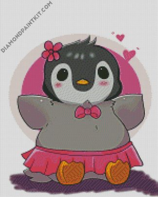 Little Penguin diamond painting